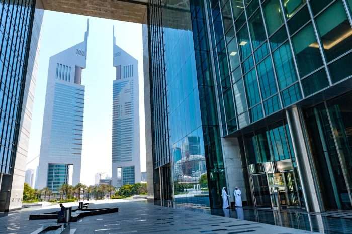Dubai,,United,Arab,Emirates.,July,1st,2019,Difc,Building.,Dubai