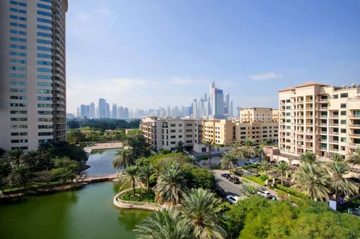 Dubai,,United,Arab,Emirates,-,Fabruary,04:,The,Greens,Community