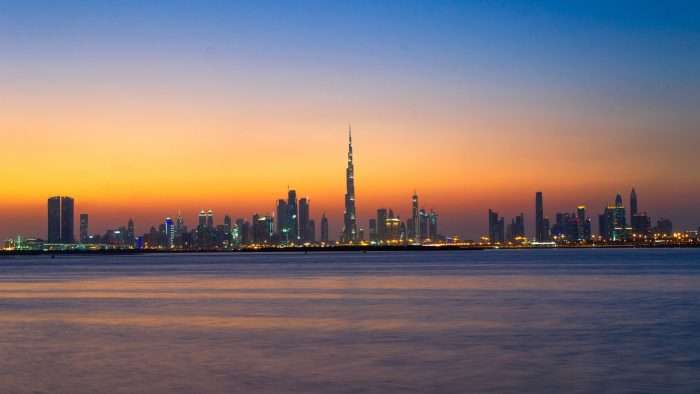 Beautiful,View,Of,The,Dubai,Skyline,In,Uae,From,Dubai