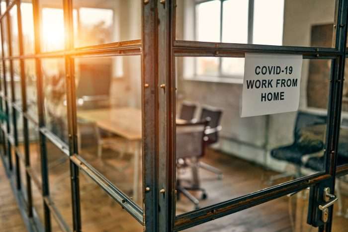 Empty,Office,Space,While,The,Officer,Works,From,Home,To